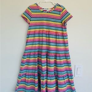 Hannah Andersson Like New Girls Striped Twirl Dress - Size 8